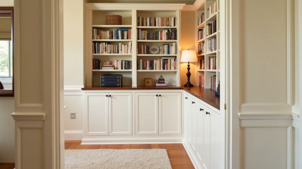 Optimiser votre espace avec une bibliothèque placard sur mesure